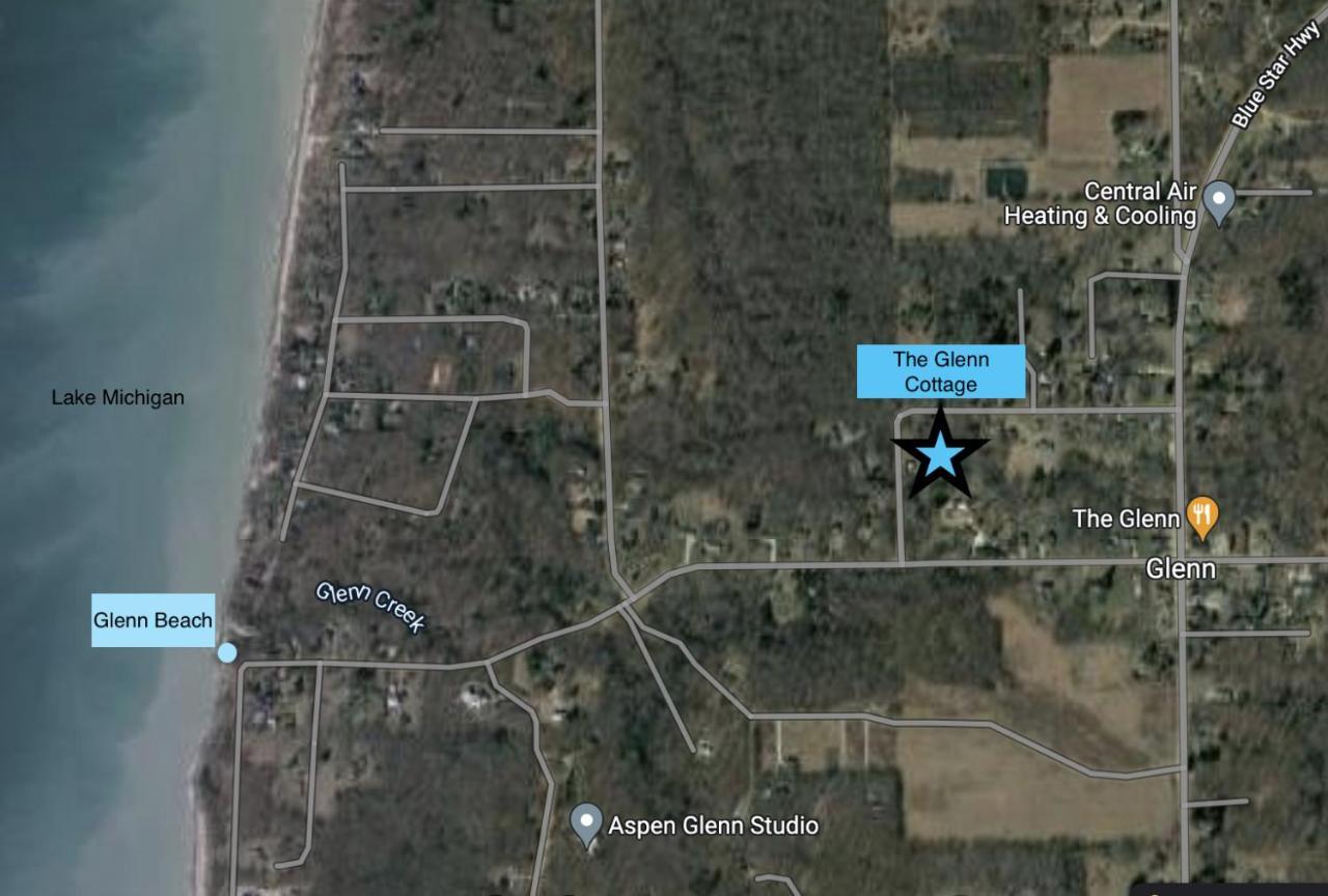 The Charming Glenn Cottage! Walk To Lake Michigan! Fennville Экстерьер фото